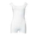 thumbnail image 6 of HXWCHs off Shoulder Jumpsuits for Women, Stylish Sleeveless Backless Bodycon Romper Casual Short Jumpsuit for Women Comfortable Home and Leisure Wear M White, 6 of 8
