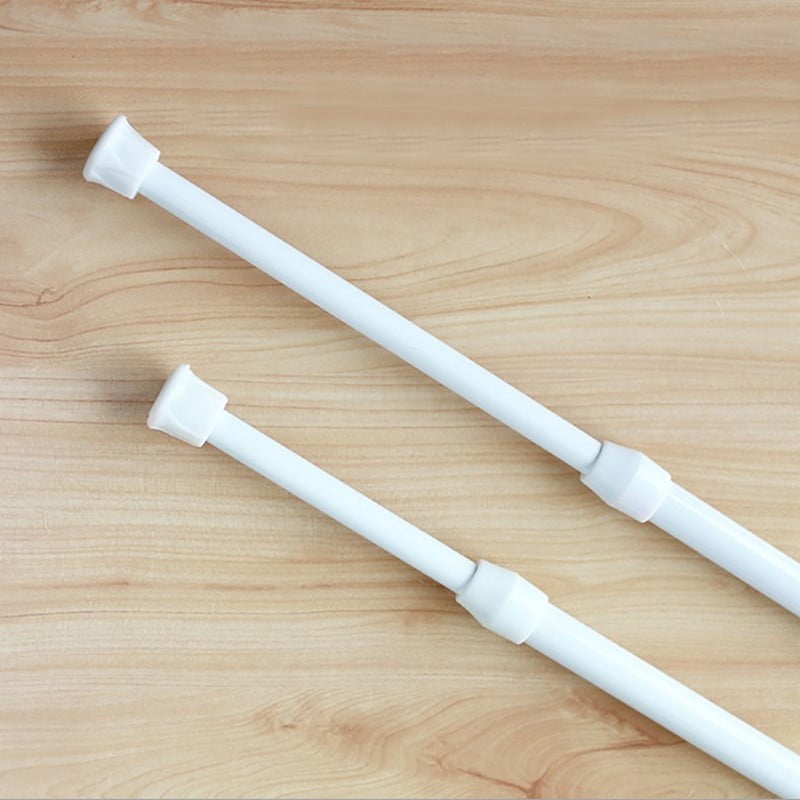 Cupboard Bars Tensions Rod Spring Curtain Rod, Adjustable Width (60