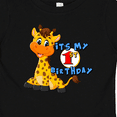 thumbnail image 4 of Inktastic 1st Birthday Giraffe Boys or Girls Baby T-Shirt, 4 of 5
