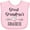 AD-Pink, variant on Inktastic Great Grandmas Favorite Heart Great Grandchild Boys or Girls Baby Bib