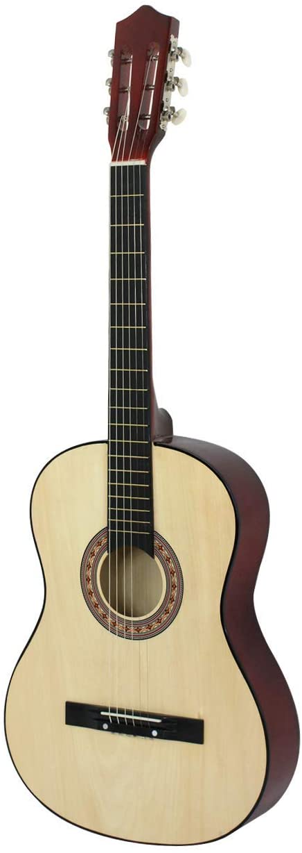ANHXN  Acoustic Guitar w/Gig Bag Strap Pitch Pipe Extra Strings Set Pick for Kids Beginners Starter Youths Students Right-handed