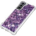 thumbnail image 5 of Samsung Galaxy S21 5G Case, Bling Glitter Liquid Clear Case Floating Quicksand Shockproof Protective Sparkle Silicone Soft TPU Case for Samsung Galaxy S21 5G, 5 of 5