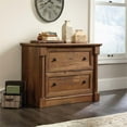thumbnail image 4 of Home Square 2 Drawer Lateral Wood Filing Cabinet Set in Vintage Oak (Set of 2), 4 of 4
