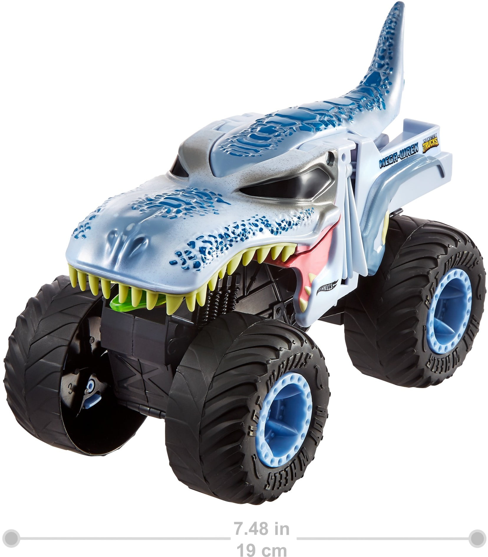 Hot Wheels RC Monster Trucks 1:6 All-Terrain Tires Extra Large Mega-Wrex  2.4 GHz