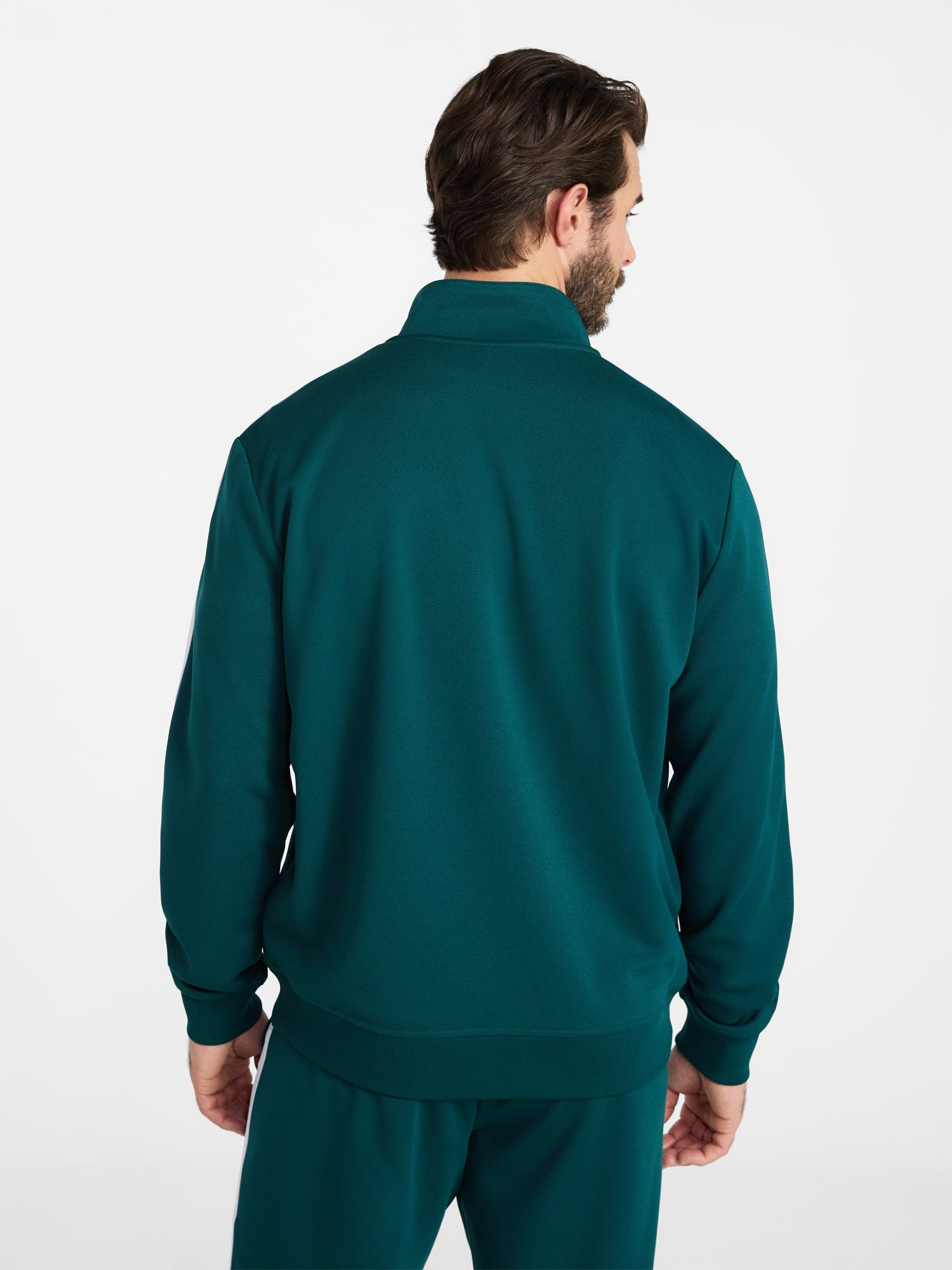 Athletic Works Men's & Big Men's Tricot Track Jacket, Sizes S-5XL