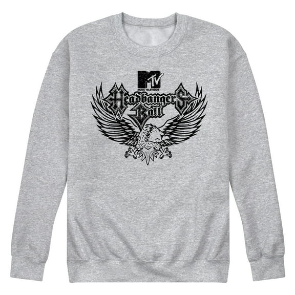 MTV - Headbangers Ball Eagle - Men's Crew Neck Fleece Pullover