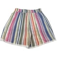 thumbnail image 2 of Star Ride Girls Striped Flowy Shorts, Sizes 4-16, 2 of 2