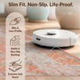 thumbnail image 6 of Design&I 2'x3' Ultra Soft Door Mat, Bordered Vintage Medallion With Boho Floral Distressed Scroll Frame None Fluffy Washable Easy Care Indoor rug for Bedside Entryway, 6 of 7