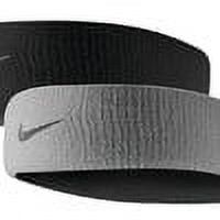 Nike Dri-Fit Home & Away Headband (One Size Fits Most, Black/Base Grey) - image 2 of 2