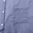 thumbnail image 4 of ManxiVoo Womens Chiffon Lightweight Long Sleeve Shirt Loose Fit Cover Up for Sun Protection and Casual XL Size Blue, 4 of 7