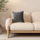 thumbnail image 4 of Solid Color Velvet Pleated Pillowcase Velvet Sofa Cushion Headboard Pillow Office Lumbar Support Waist Protection, 4 of 6
