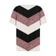 thumbnail image 5 of Fiudx Ofertas Del Día Blusa de Manga Corta Estampada a La Moda para Mujer, Blusas Informales con Cuello Redondo, 5 of 5