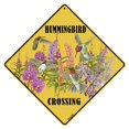 thumbnail image 1 of Crosswalks Western Hummers Crossing Señal De Aluminio De 12.0 X 12.0 In (X305), 1 of 3