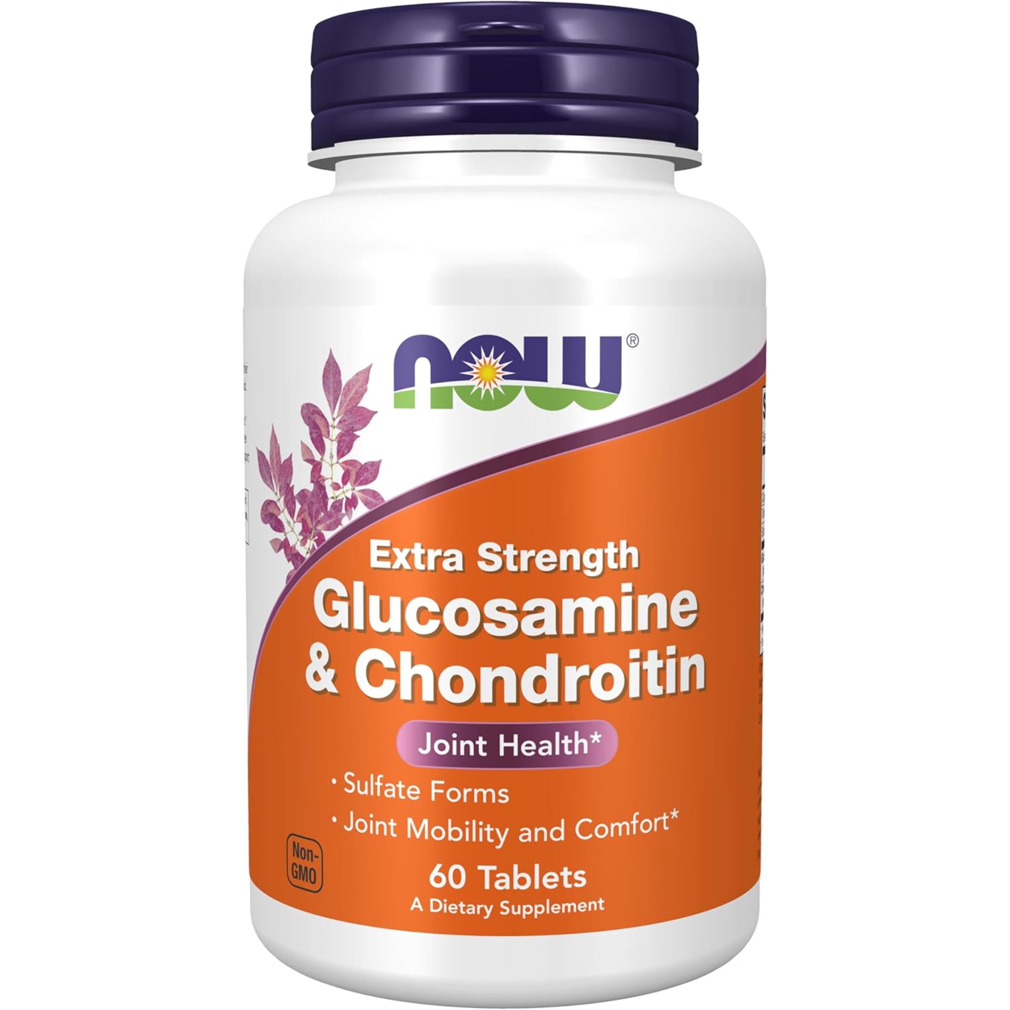NOW Foods Supplements, Glucosamine Chondroitin Extra Strength, 60 TABS