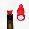 thumbnail image 3 of Purple Silicone Stoppers for Wine and Beverage Bottles, 3 of 5