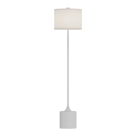 FL418761WHIL-Alora Lighting-Issa - 1 Light Floor Lamp-61.25 Inches Tall and 14 Inches Wide-White Finish