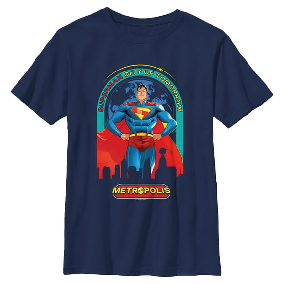 Boys Superman City of Tomorrow T Shirt