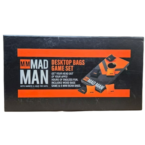 Mad Man Desktop Bag Game Mini Cornhole Toss Game
