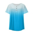 thumbnail image 3 of Pntutb Womens Plus Size Shirt Short Sleeve Tie-dye T-shirt Tops, 3 of 6