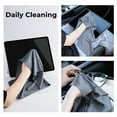 thumbnail image 5 of 4PCS 16"x16" Extra Large Microfiber Cleaning Cloths for Lens, K&F Concept Microfiber Cloths for Electronics, Laptops, Telescope, Computers, Glasses - Gray, 5 of 10