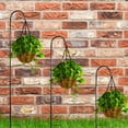 thumbnail image 3 of 65 inches Shepherd's Hooks Garden Planter Stakes for Bird Feeders, Hanging Plant Holders Baskets,Weddings,Lanterns, 3 of 13