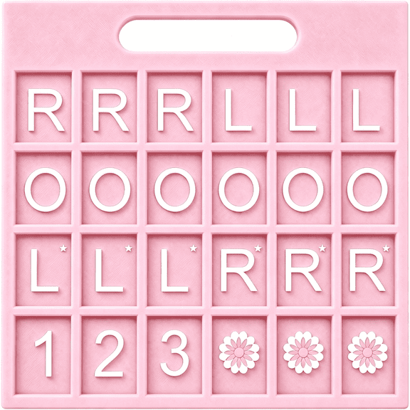 BESTSKY Solo Mahjong Board Pink Charleston Trainer & Passing Guide Solo Practice Cheat Sheet for Beginners Rule Tabletop Accessory