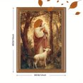 thumbnail image 3 of Jesus Carrying Lamb Canvas Wall Art 15.75x11.81 Inches, 3 of 8