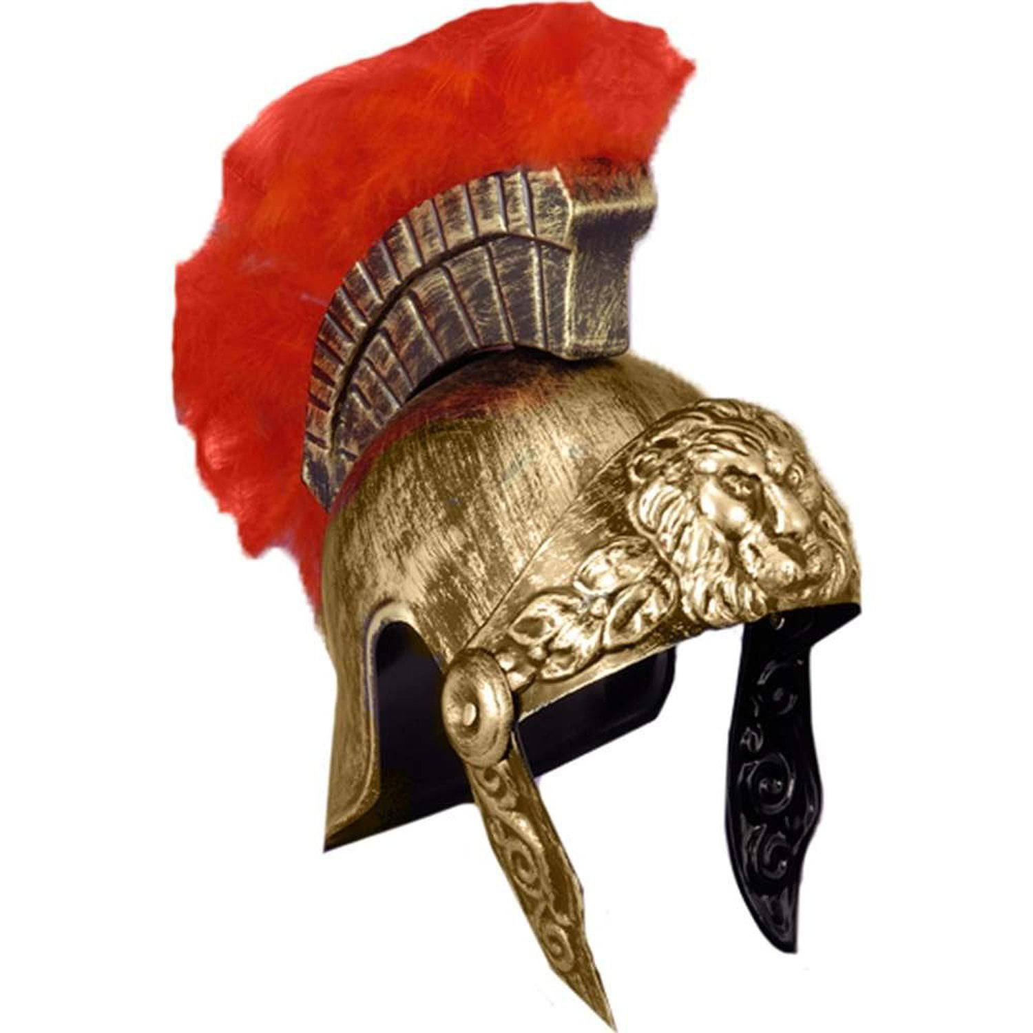 Adult Mens Trojan Latex Costume Helmet w Crest Halloween Gladiator Roman Soldier