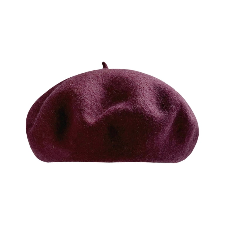 TANGNADE Beret Hats for Women Wool Hat French Cap Winter  display picture 3