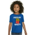 thumbnail image 3 of Funny Feelin Salty Fries Food Pun Crewneck T Shirts Boy Girl Teen Brisco Brands X, 3 of 6