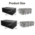 thumbnail image 2 of Spencer Patio Furniture Covers Table and Chair Cover Set Waterproof for Outdoor Garden Furniture Care 66.9" * 37" * 28", 2 of 7