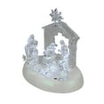 thumbnail image 2 of Northlight LED Lighted Christmas Nativity Scene - 7.5" - Pure White, 2 of 3