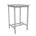 thumbnail image 2 of White Square Bar Table, 2 of 4