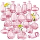 thumbnail image 1 of Set de jarrones Bud DOLEEYAE de cristal rosa, 24 unidades, para flores, 1 of 7