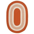 thumbnail image 2 of NT21R024X108 Crescent - Orange 2'x9' Rug, 100% Polypropylene - Runner (Oval)., 2 of 2