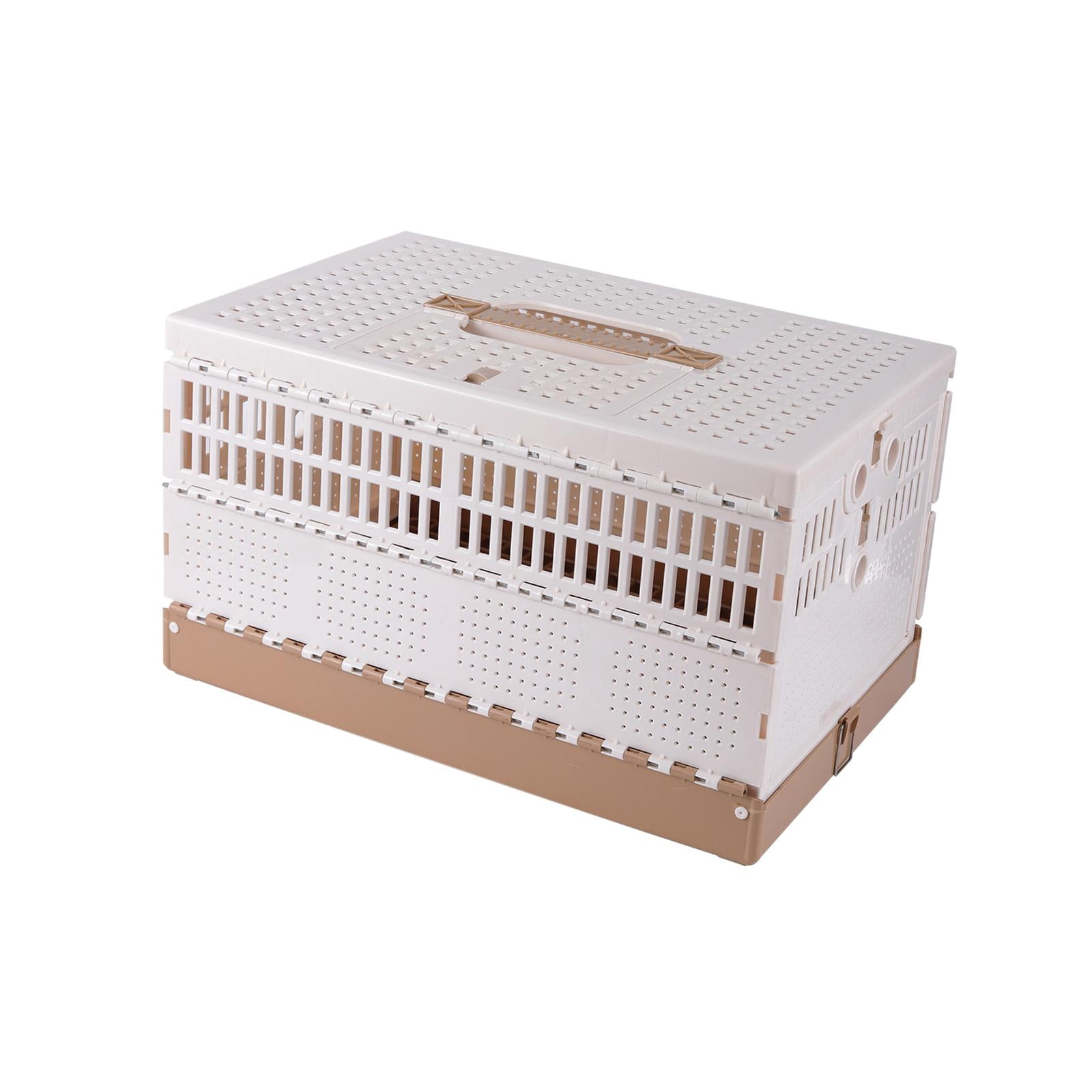 Pigeon Cage Foldable Bird Travel Carrier with Handle for Competition Transportation Training Parrots Doves
