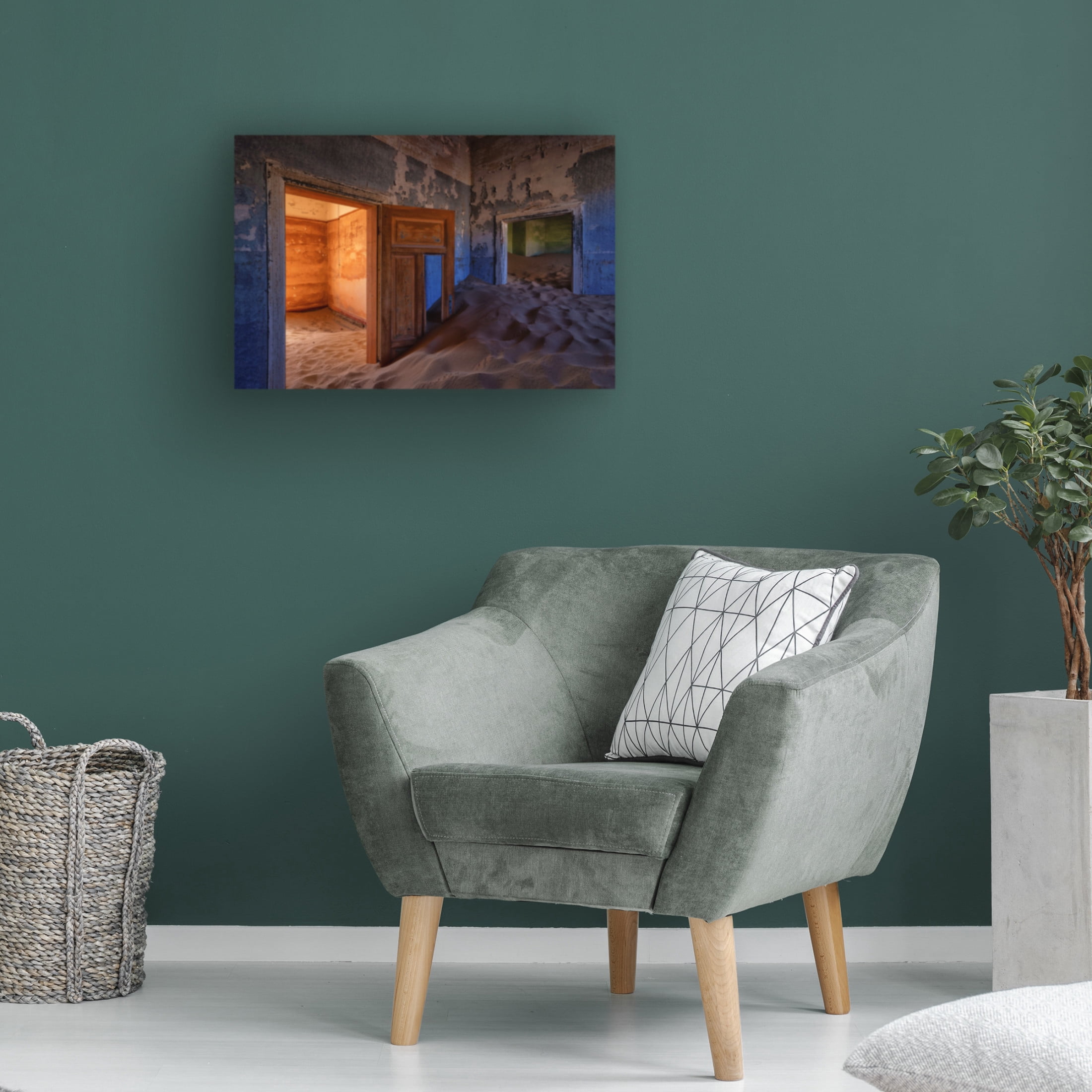 Trademark Fine Art Michael Zheng The Old Neighbors Canvas Wall Art