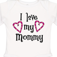 thumbnail image 4 of Inktastic I Love My Mommy- Hearts Boys or Girls Long Sleeve Baby Bodysuit, 4 of 5