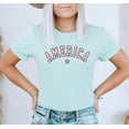 thumbnail image 6 of AMERICA Graphic Short sleeve Plus Tees, 6 of 6