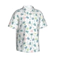 thumbnail image 2 of Fotbe Sea Turtle Hawaiian Shirt for Men Unisex Summer Beach Casual Short Sleeve Cotton Linen Button Down Shirts-X-Large, 2 of 9