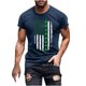 thumbnail image 1 of Camisas de Manga Larga para Hombres Blusa de Cuello Redondo de Impresión Cómoda, Camisa Casual de Poliéster para Uso Diario, de Fiesta Y de Primavera de Verano, 1 of 4