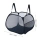 thumbnail image 3 of Ofertas Únicas 1 Pc 90L Cesta de Ropa Plegable Cesta Portátil para Baño 19.69"x19.69"x14.96" Azul Marino, 3 of 6