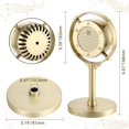 thumbnail image 6 of Vintage Fake Plastic Microphone, Live Photography Bar Nostalgia Background Posing Simulation Shooting Props, Retro Decoration Collector, for Retro Theme Scene Shooting - Gold, 6 of 6