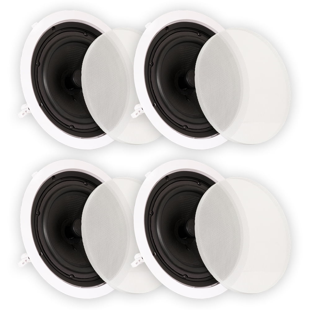 Theater Solutions TS80C In Ceiling 8" Speakers Surround Sound Home