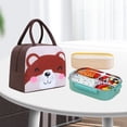 thumbnail image 4 of Portátiles De Alto Aislamiento Térmico Reutilizable Del Bolso Del Almuerzo Bolsa De Asas Del Oso De Camping Alimentos Sunnimix Bolsas de contenedor de almuerzo fresco, 4 of 8