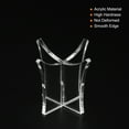 thumbnail image 3 of Uxcell 2.3" Acrylic Ball Display Stand Holder for Baseball Tennis Ball Clear, Clear, 3 of 5