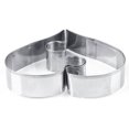thumbnail image 7 of Heart Puzzle Shaped Cookie Biscuit Cutter Heart Tiny Baking Stainless Steel Metal Molds, 7 of 7