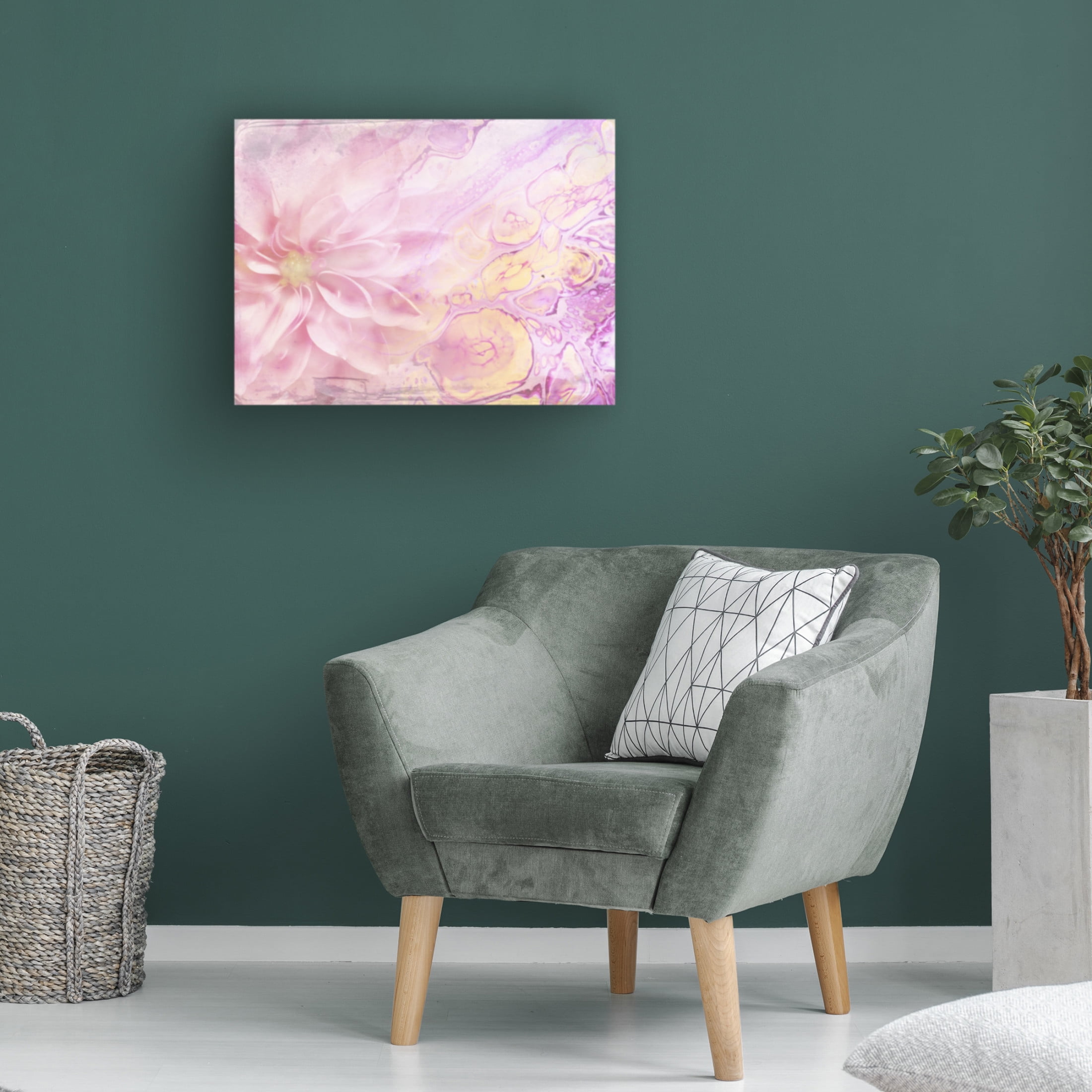 Trademark Fine Art Rafal Kulik Ombre flower Canvas Wall Art