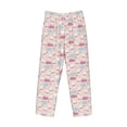 thumbnail image 2 of Vsdgher Poodle In Ballet Skirts Dancing Print Mens Pajama Pants Sleep & Lounge Pants, PJ Bottoms With elastic waistb and Pockets, 2 of 5