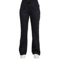 thumbnail image 2 of Sweet Vibes Women's Fleece Contrast Color Piping Flare Bottom Sweatpants Drawstring Waist, 2 of 4